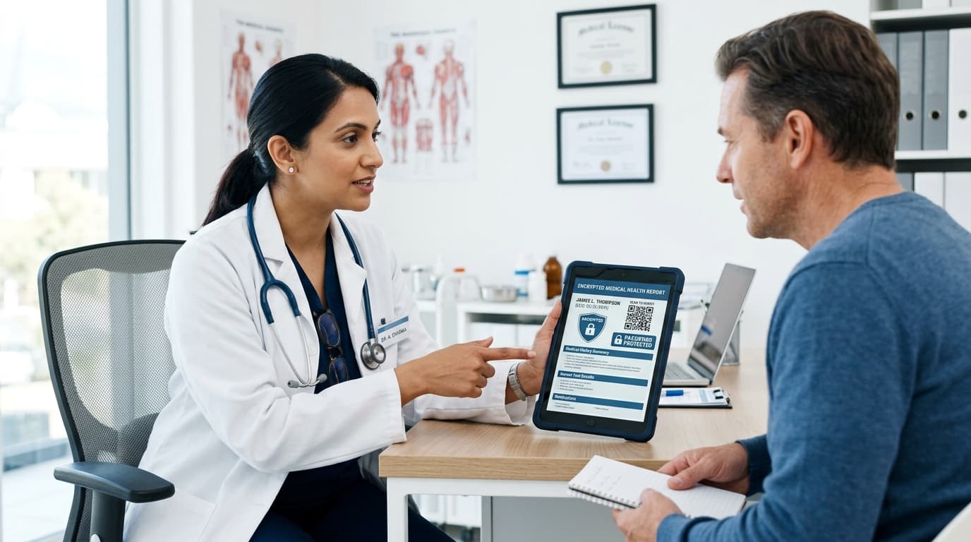 How to Share Health Reports Safely